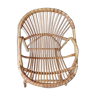 Magnifique fauteuil rotin vintage