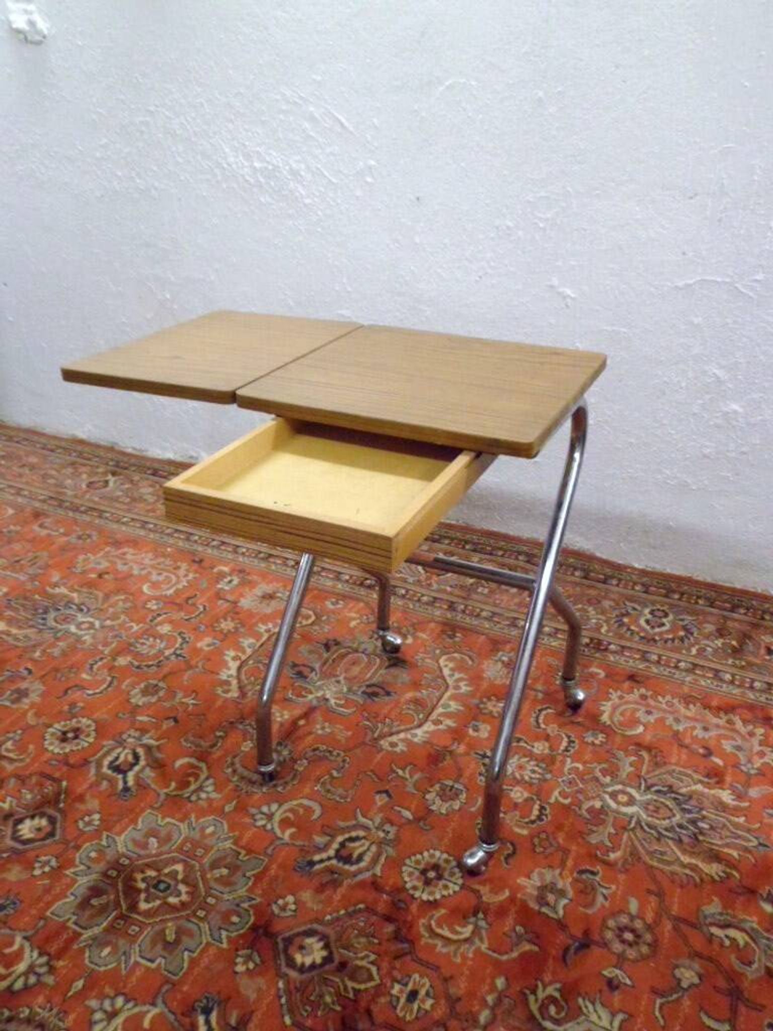 Table à rabat bureau raquer vintage