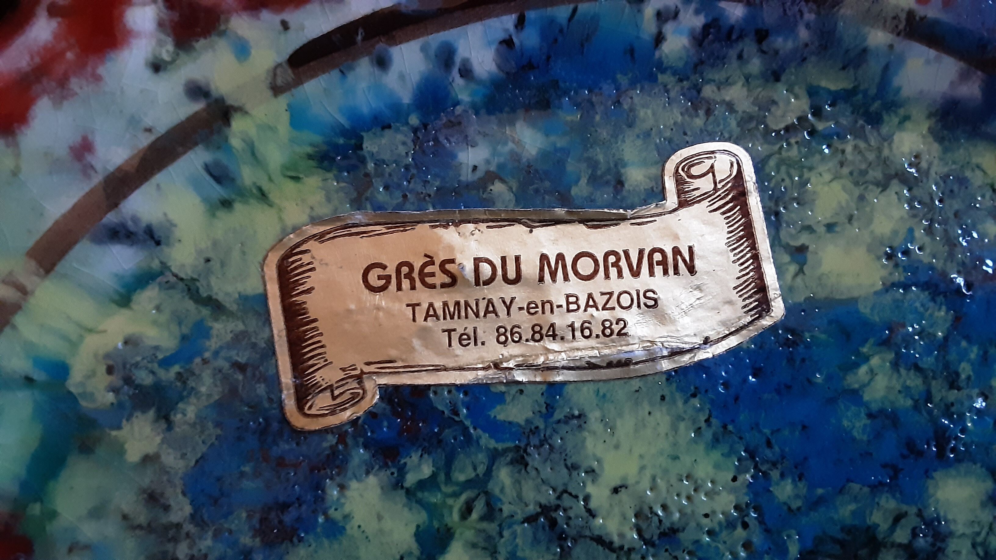Decorative plate Grès de Morvan