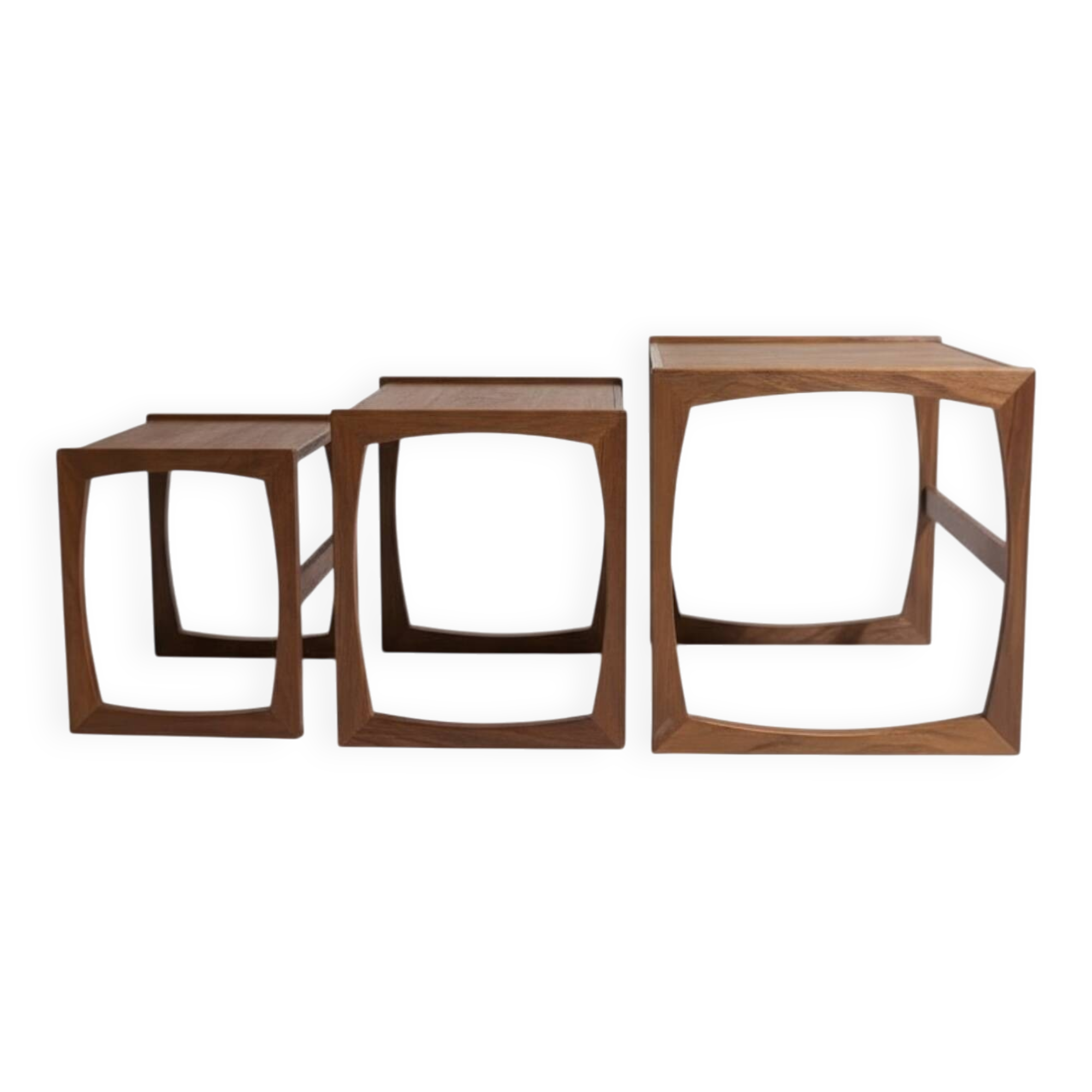 Scandinavian nesting coffee tables by R. Benett for G-Plan - 1970