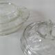 Pressed glass bell jar from the 50s
