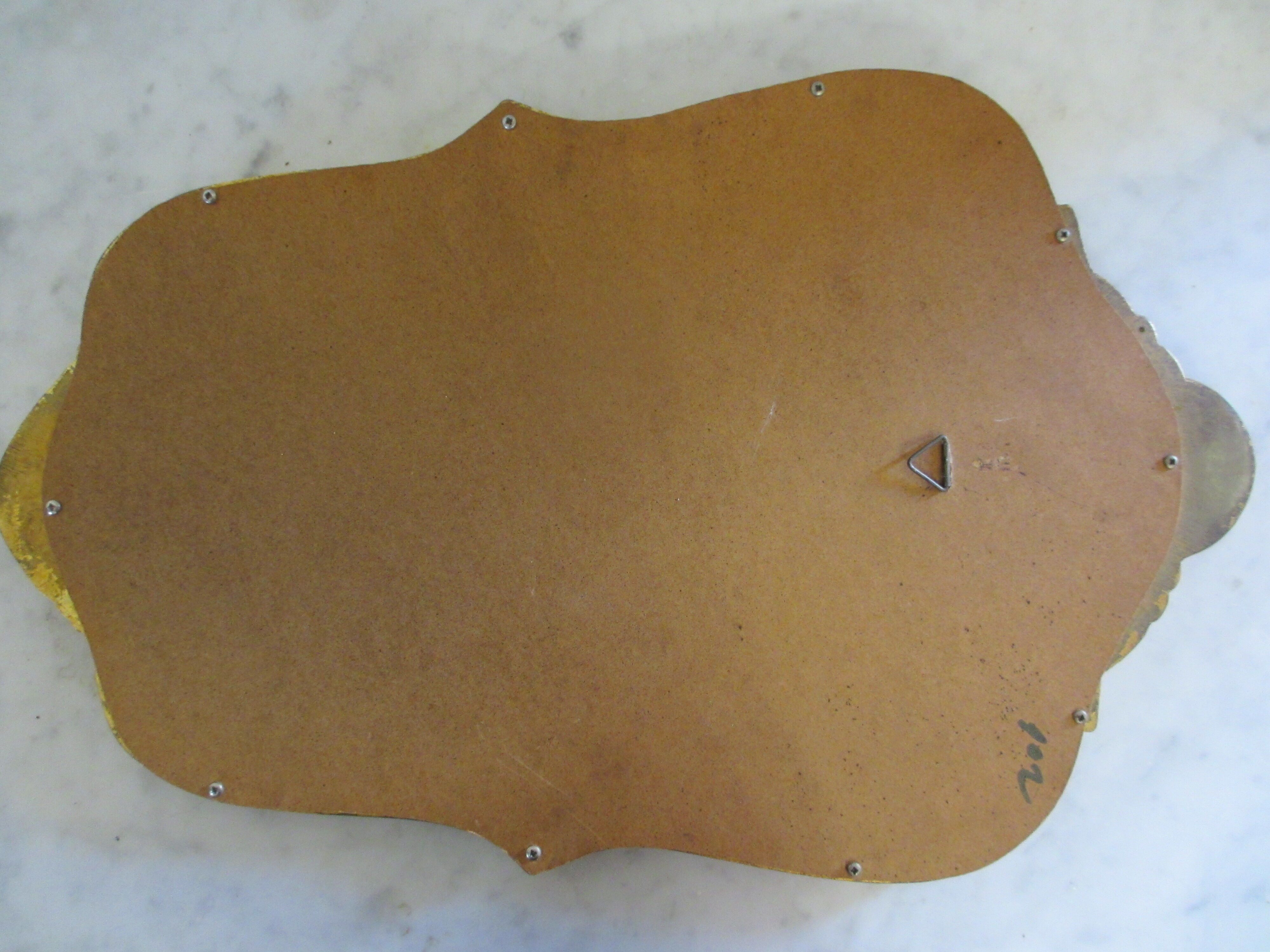 Gilded wooden mirror,