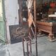 Bamboo coat rack