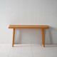 Scandinavian vintage "Visingsö" bench in birch by Carl Malmsten