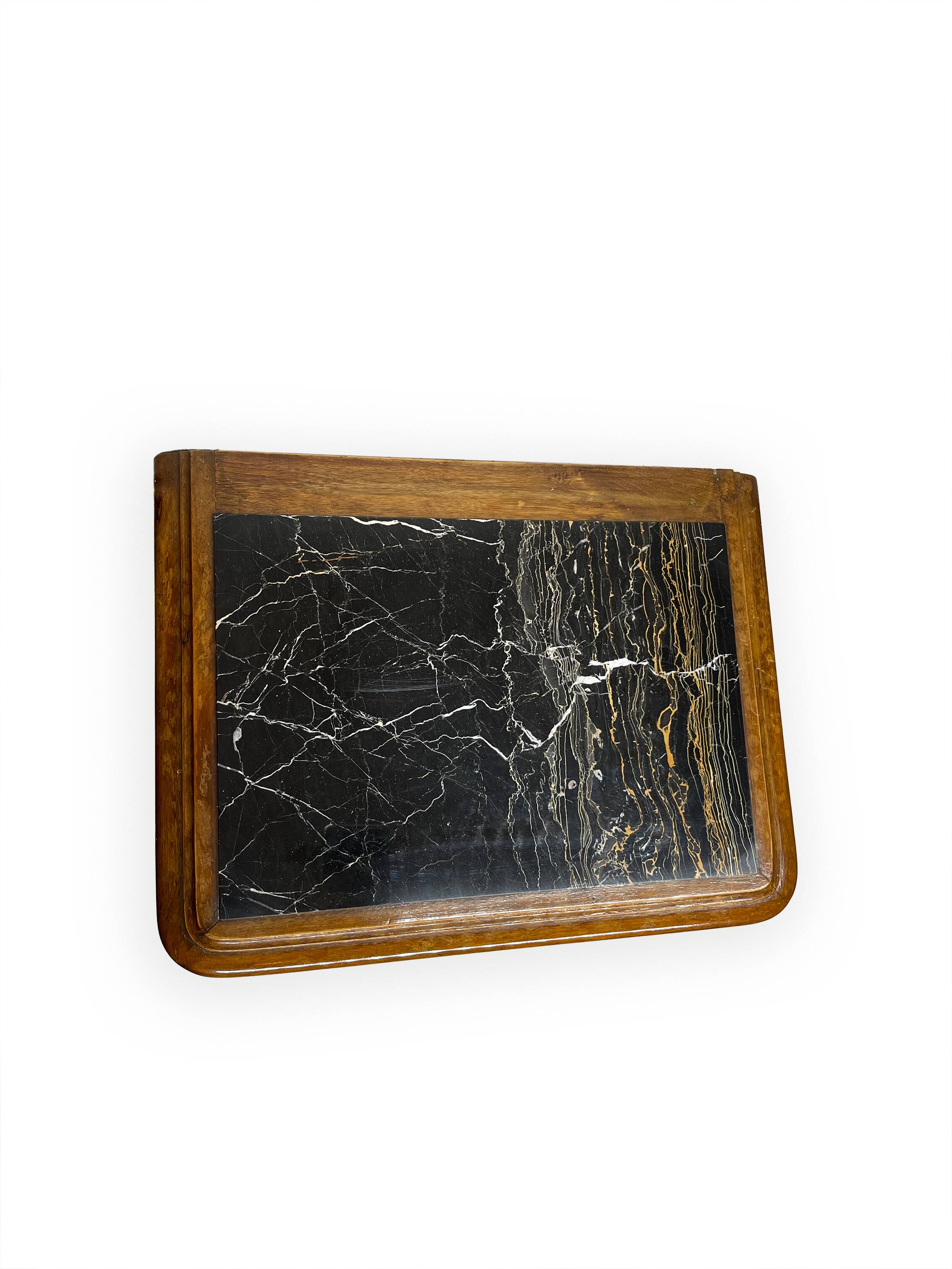 Tables de chevet italiennes en noyer, années 1930/1940