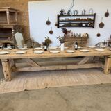Very large renovated farmhouse table
