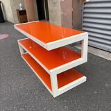 Meuble tv / home cinéma design norstone esse av - 3 niveaux - acier & verre