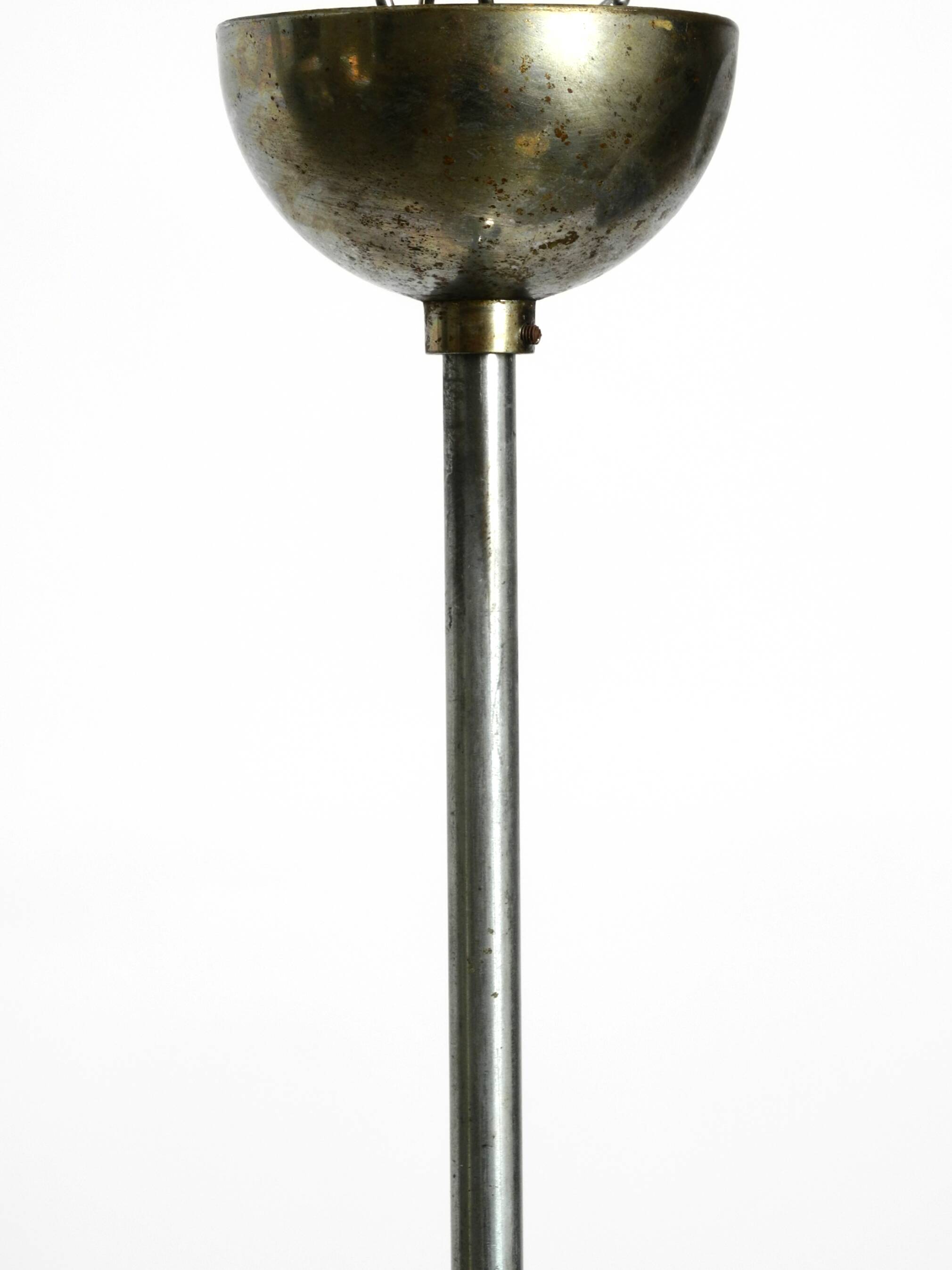 Beautiful rare original glass ceiling lamp from the 1930s