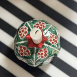 Large ceramic candle holder