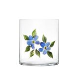 Forget Me Not Crystal Tumbler