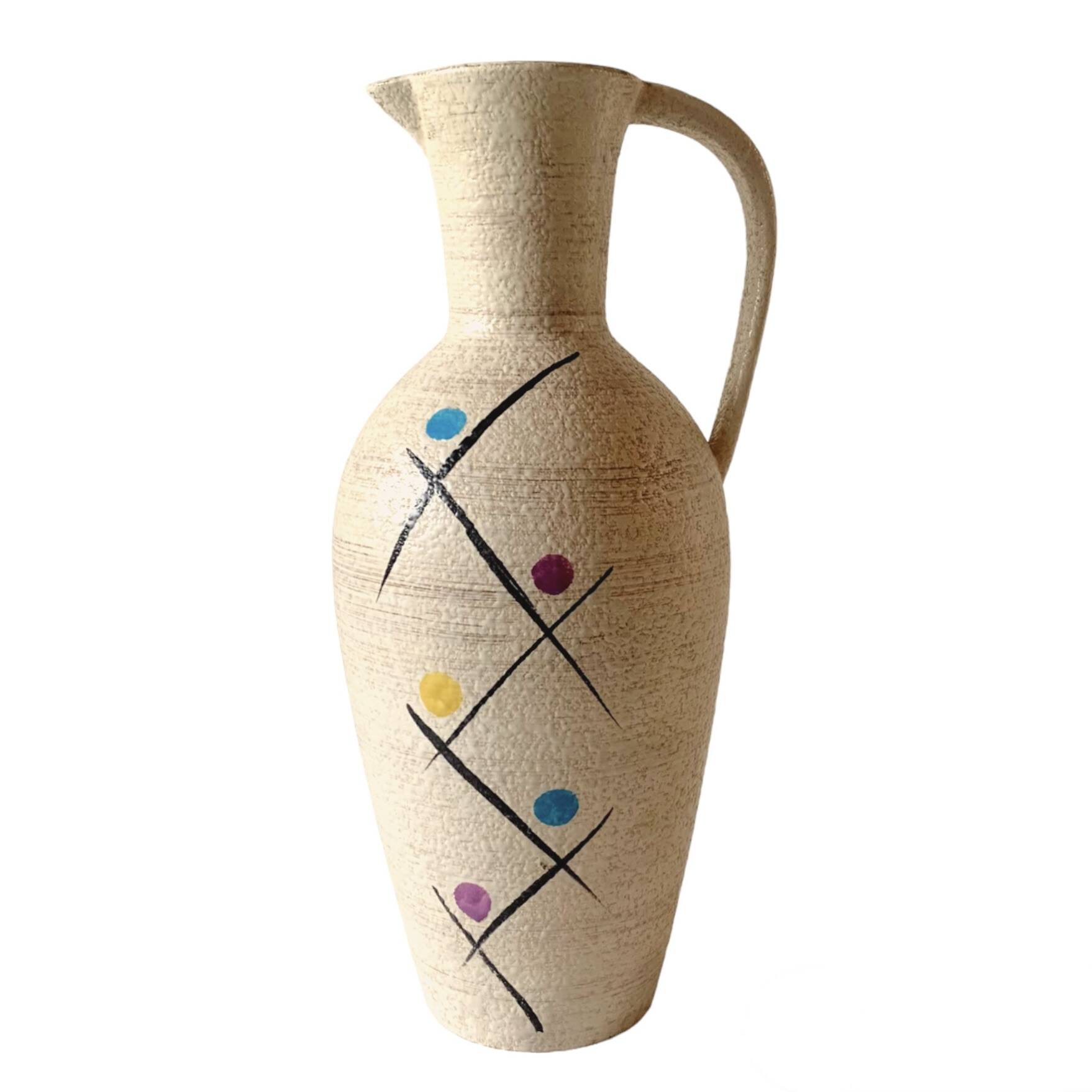 Modernist Scheurich Keramik Vase - Model 268 35 - West Germany - 1960s