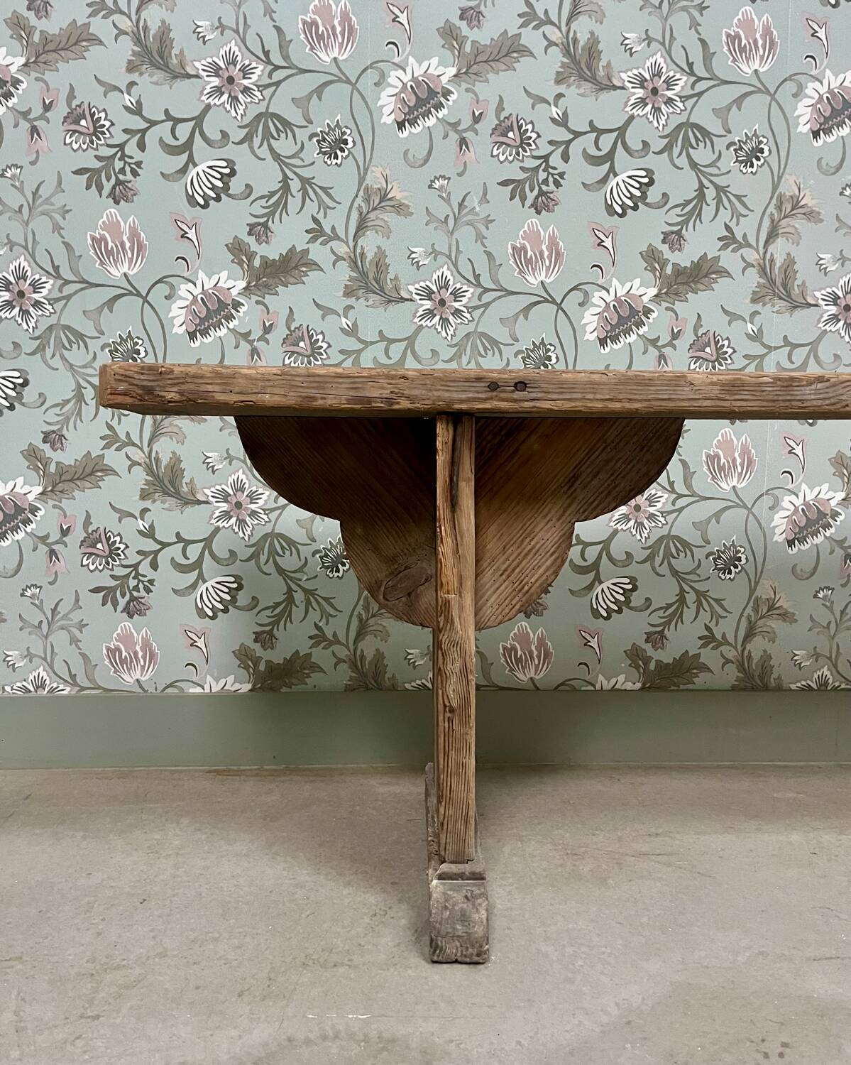 Weathered farm bench