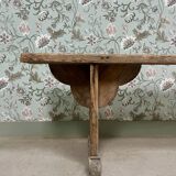 Weathered farm bench