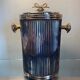 70s silver metal ice bucket