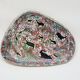 Decorative plate in glazed ceramic plaster? Prehistoric hunting décor