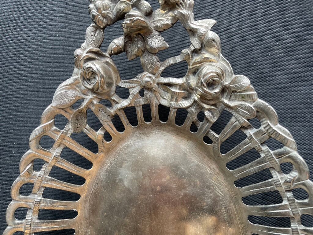 Silver bronze basket