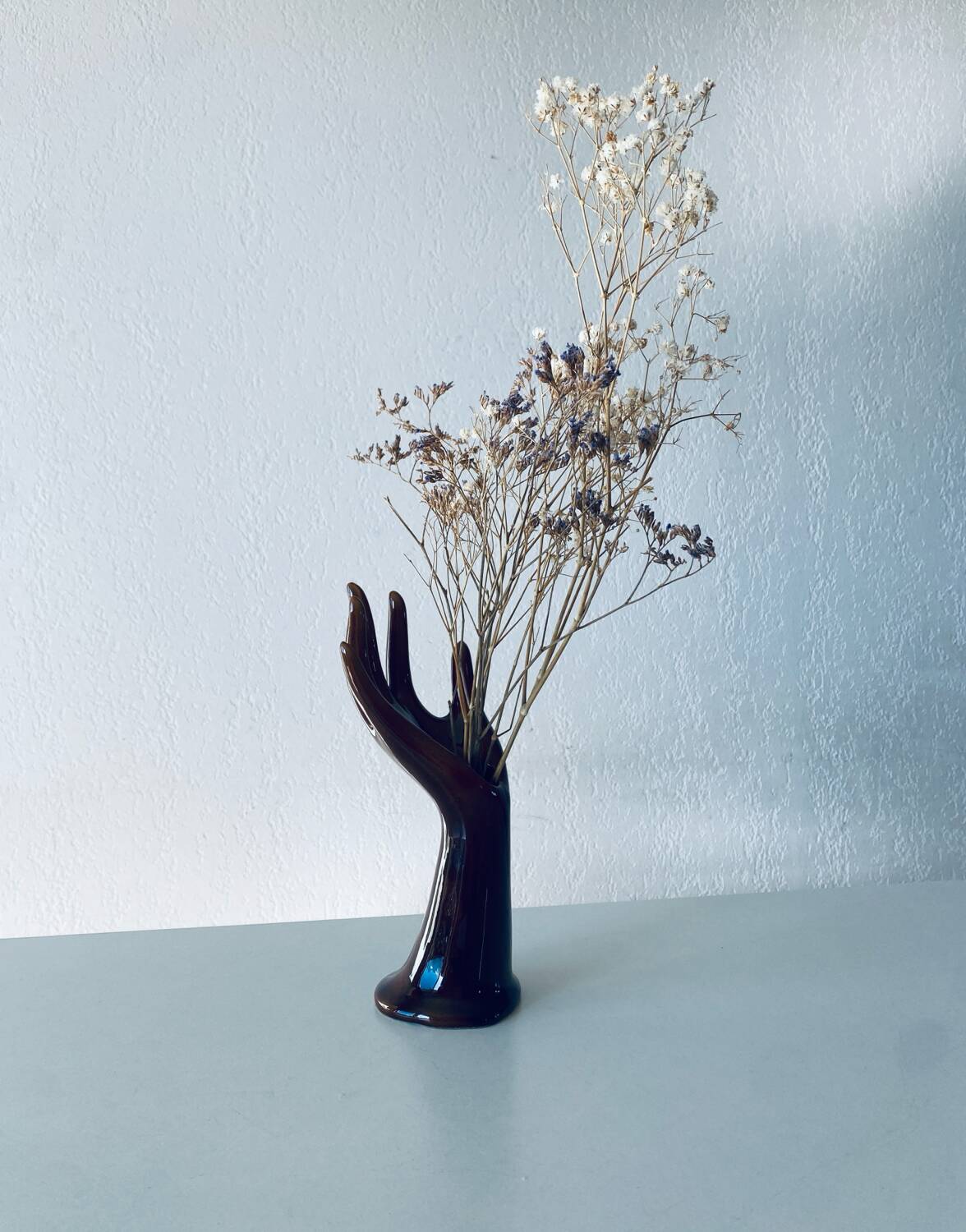 Handmade ceramic vase and jewelry holder