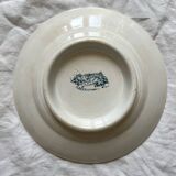 U&C Sarreguemines ironware footed plate