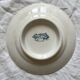 Ironstone footed plate by Perles U&C Sarreguemines