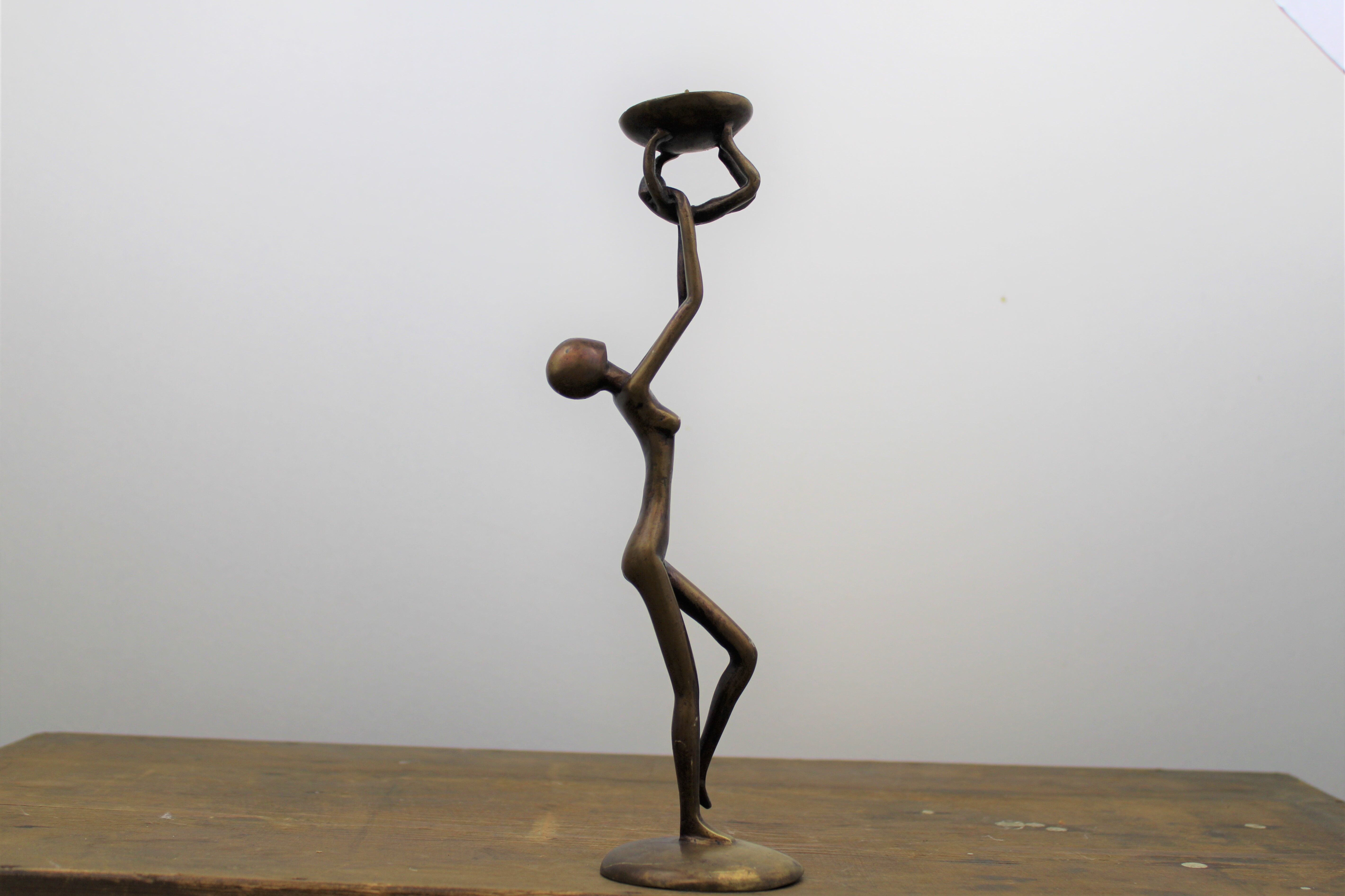 Chandelier female silhouette