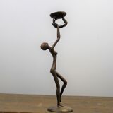 Chandelier female silhouette