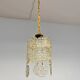 Design brass and glass pendant / chandelier by Zelezny Brod, 1970s