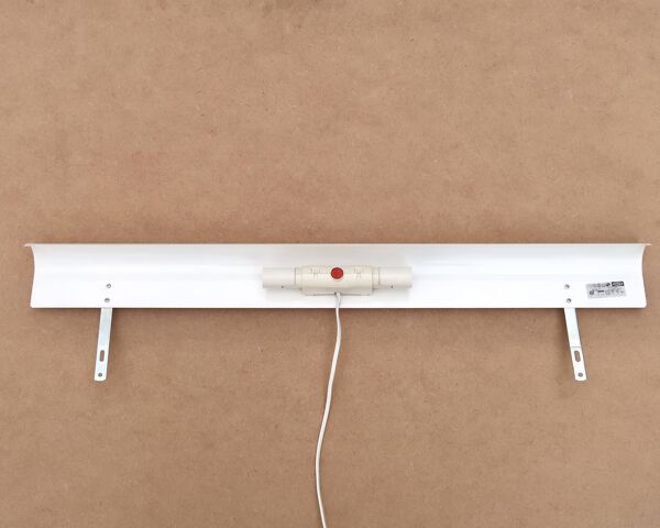 Applique lampe de bibliothèque en métal blanc, Ikea vintage