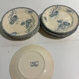 Sarreguemine Royat dessert plates