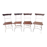 Lot de 4 chaises de jardin / bistrot