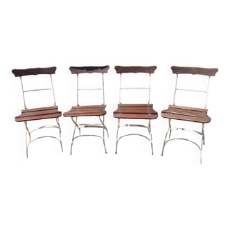 Set of 4 garden/bistro chairs