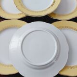 6 assiettes à dessert anciennes