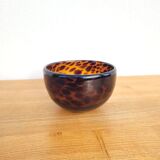 Leopard glass empty pocket bowl