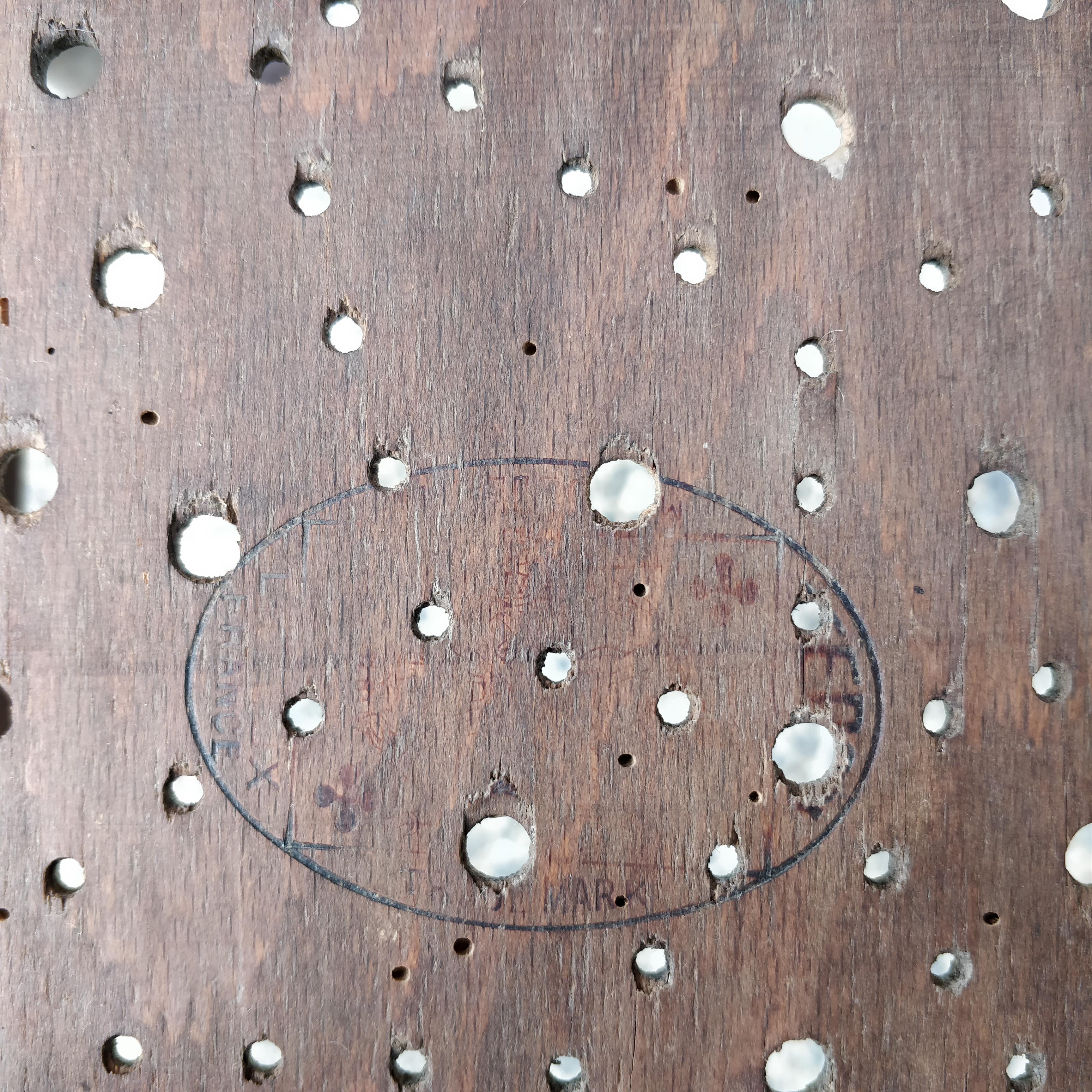 Folding wooden children's high chair