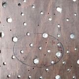 Folding wooden children's high chair