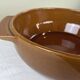 Large glazed terracotta salad bowl