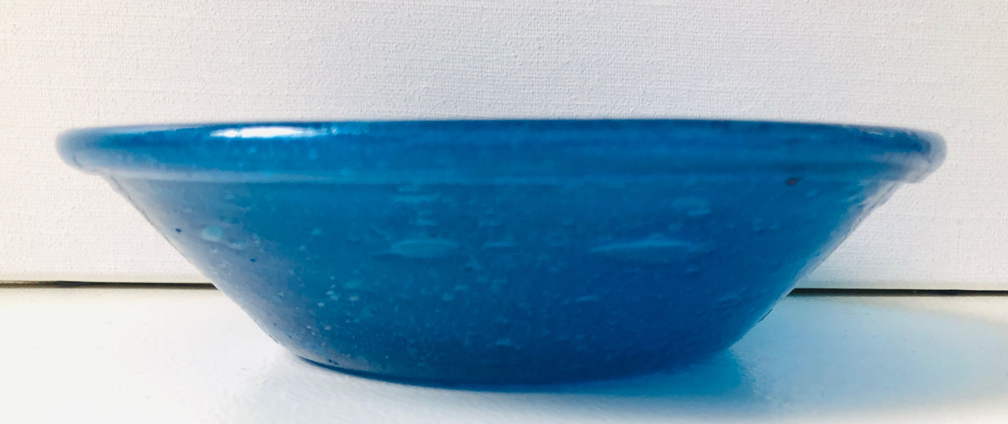 Blue cup blown glass