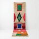 Colourful Berber hallway rug 75 x 280 cm