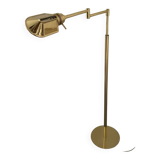 Brass reading floor lamp from the 1970s
