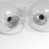 Set two wall lamps 327/2 Gino Sarfatti design Arteluce Italy, 1959