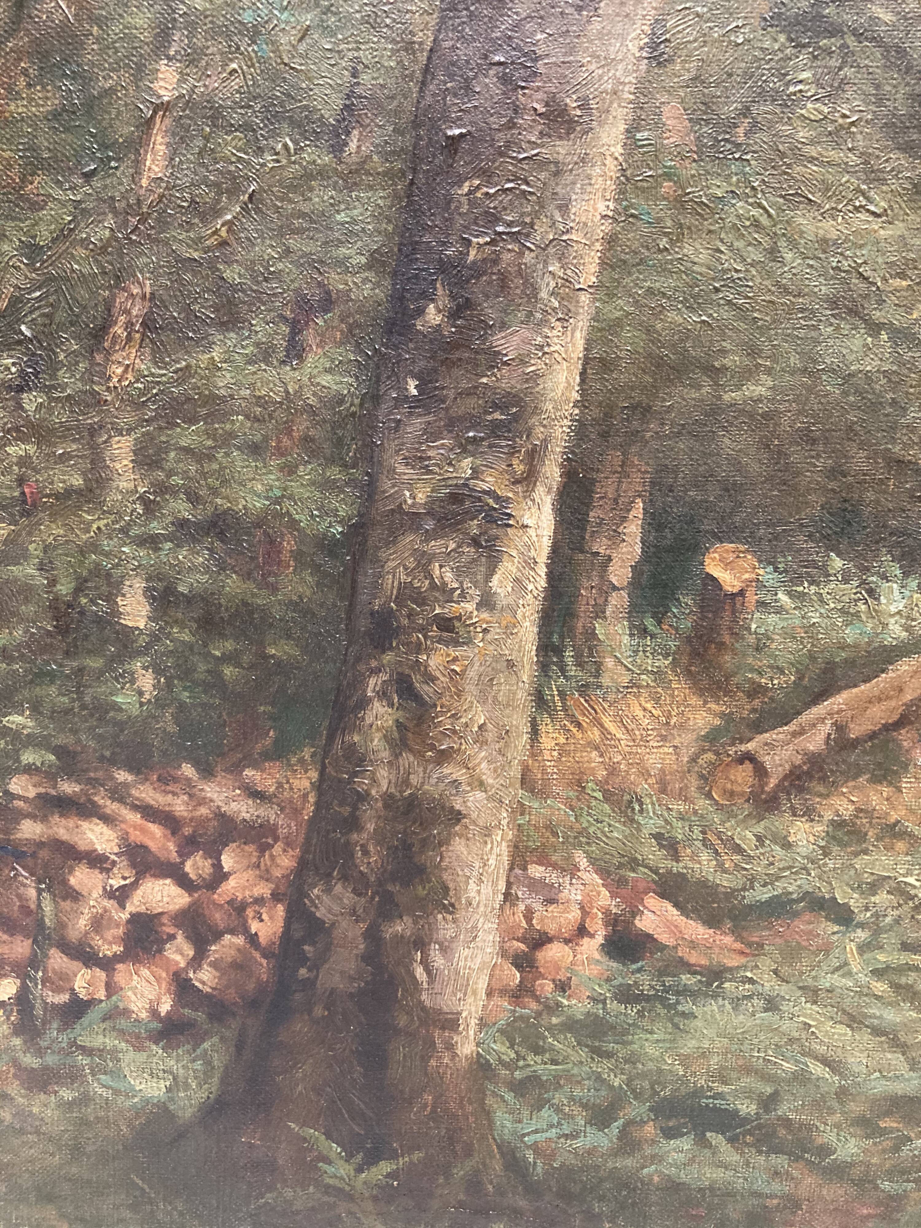 Oil painting on canvas