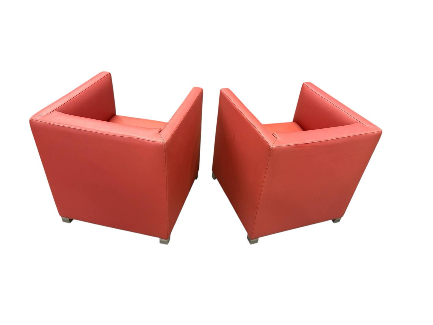 Chaises cubiques de Paolo Piva pour Wittmann, années 1980, lot de 2