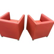 Chaises cubiques de Paolo Piva pour Wittmann, années 1980, lot de 2