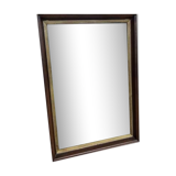 Antique solid wood mirror