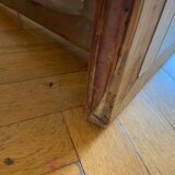 Table carrelage et chêne vintage