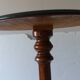 Oval pedestal table