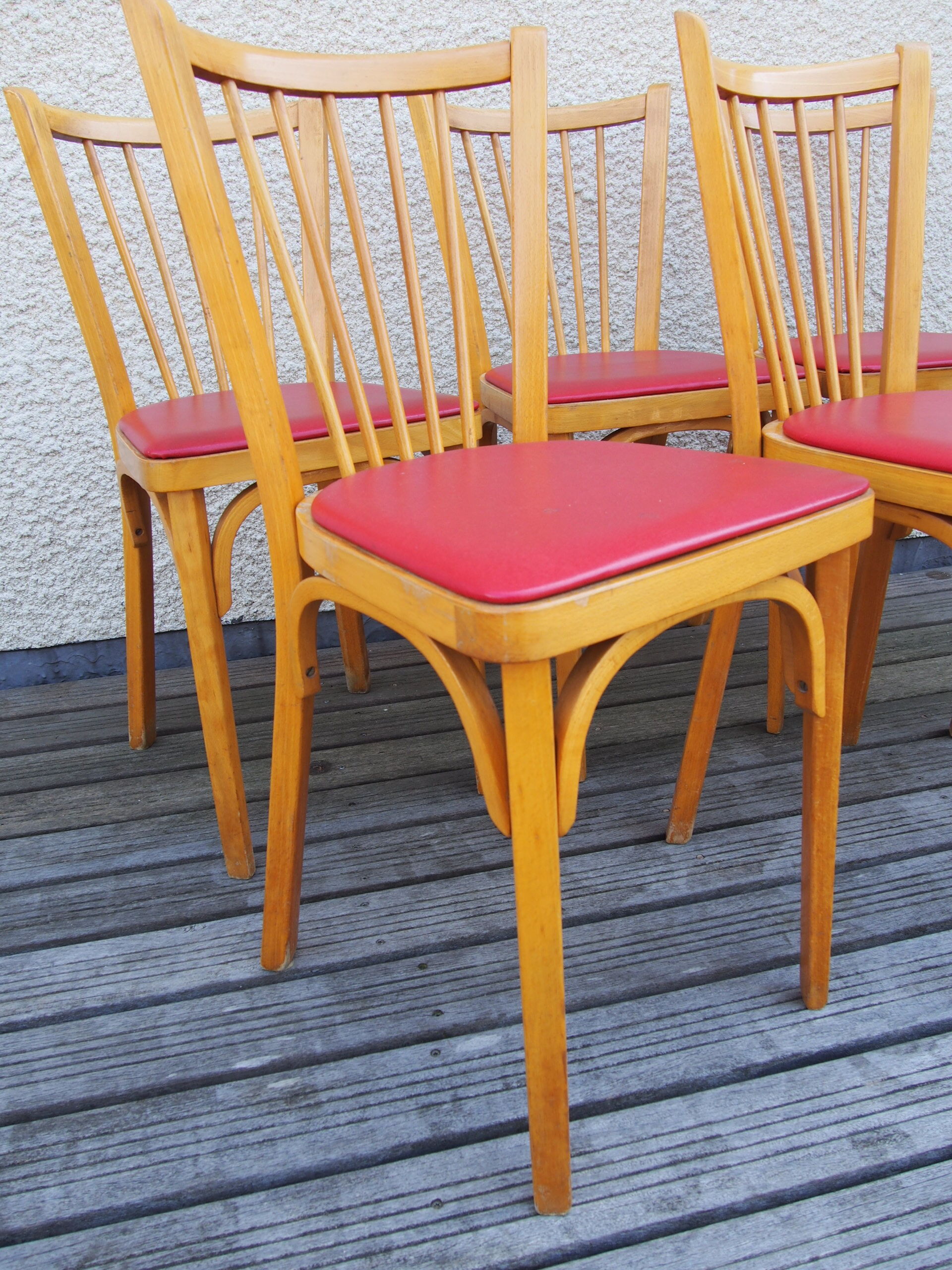 6 bistro Baumann chairs