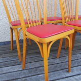 6 bistro Baumann chairs
