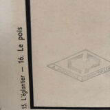 Old double-sided Rossignol school poster