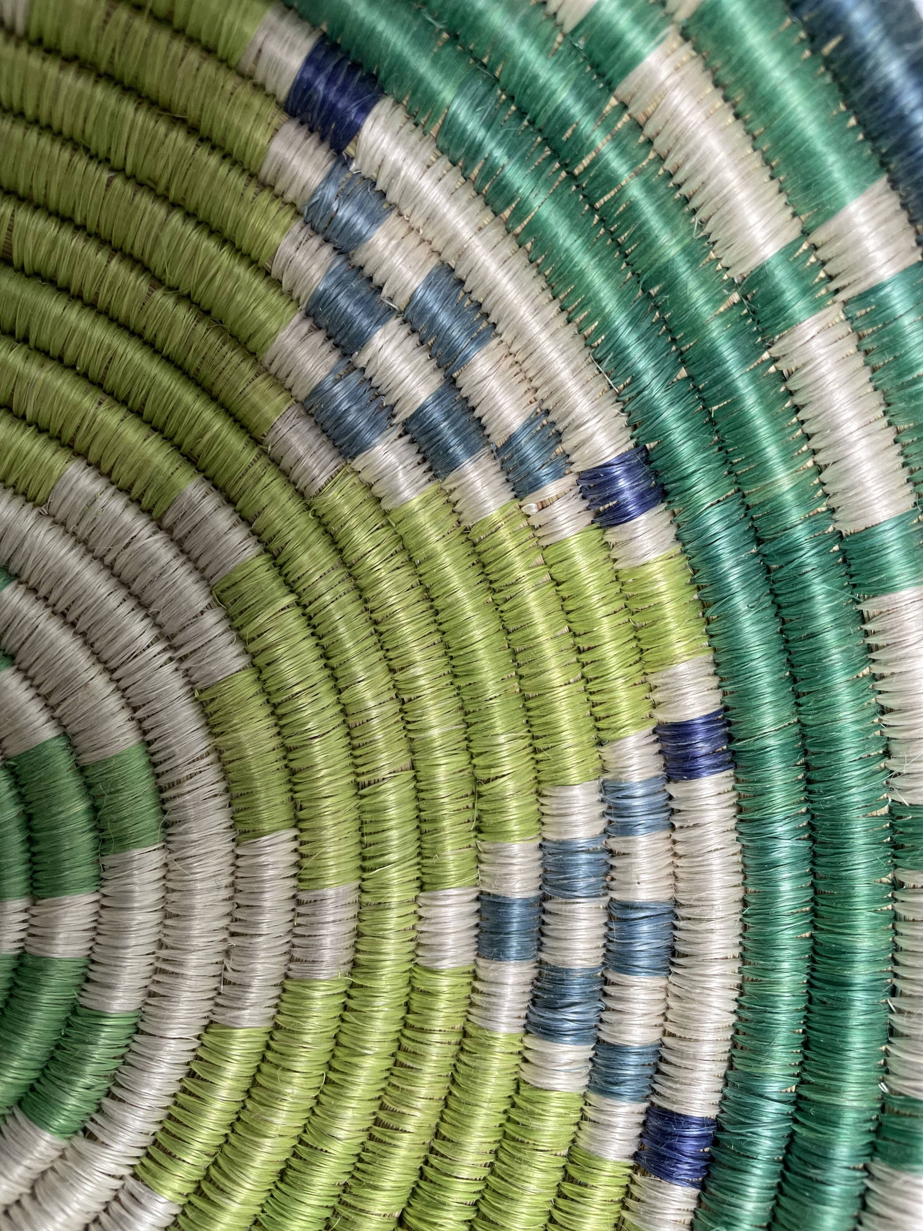 African spiral fruit basket