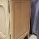 Old 2-door chest of drawers in air-coated oak, to be painted or varnished.